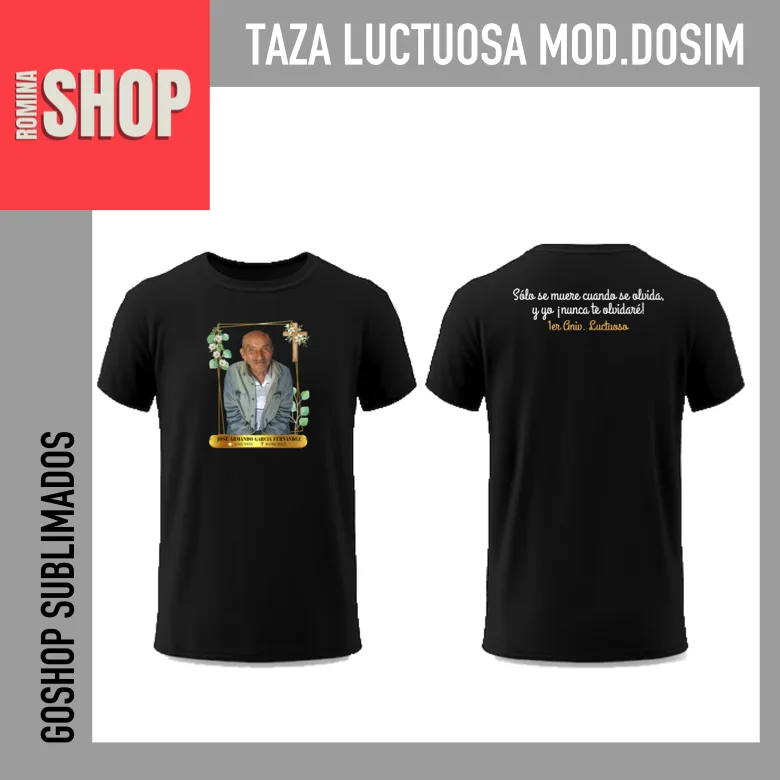 Playera luctuosa.