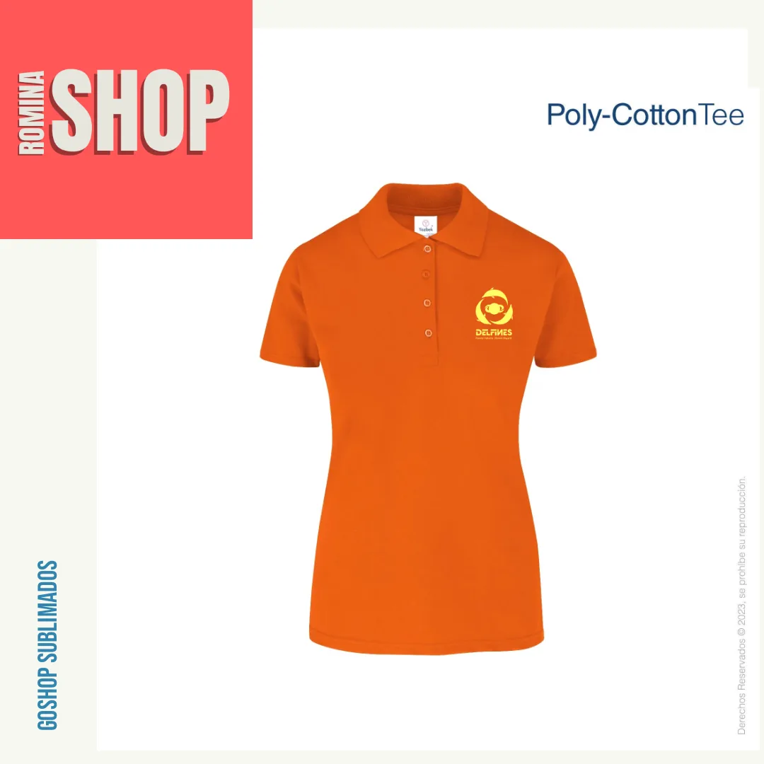 Playera polo algodon personalizada