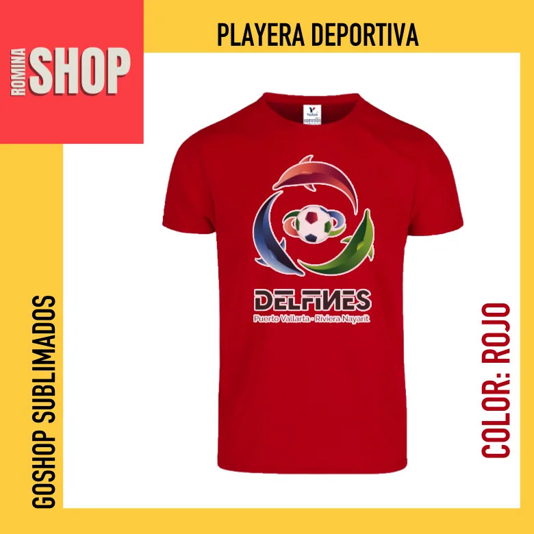 Playera deportiva basica personalizada
