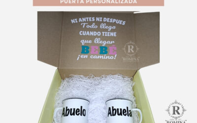 Cajita sorpresa para futuros abuelitos