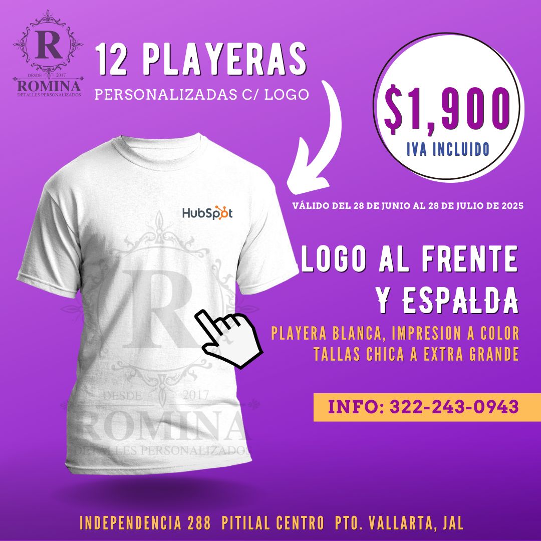 PROMO PLAYERA CON LOGO