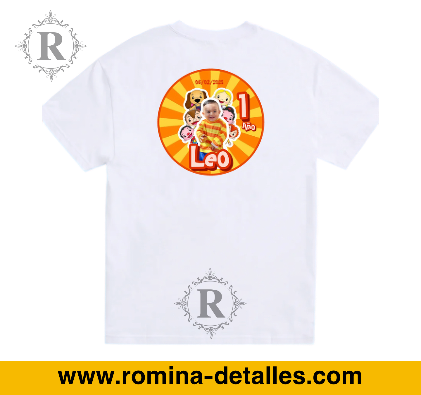 PLAYERA PERSONALIZADA BEBE